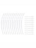 Red Reflective Decal Tape for Motorcycle Wheels Sized 18 and 21 Inch