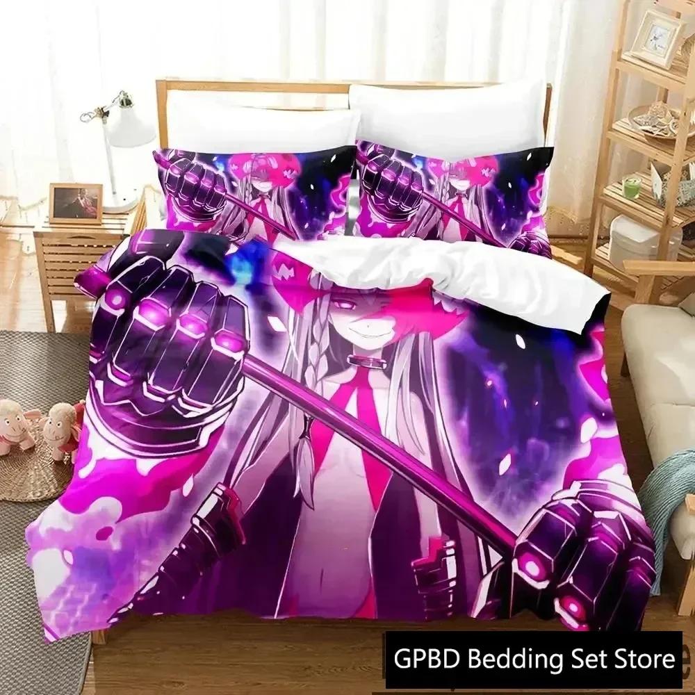

Luxury New 3D Print Anime Mary Skelter Finale Bedding Set Boys Girls Twin Queen King Size Duvet Cover Pillowcase Bed Boys Adult 70x133cm