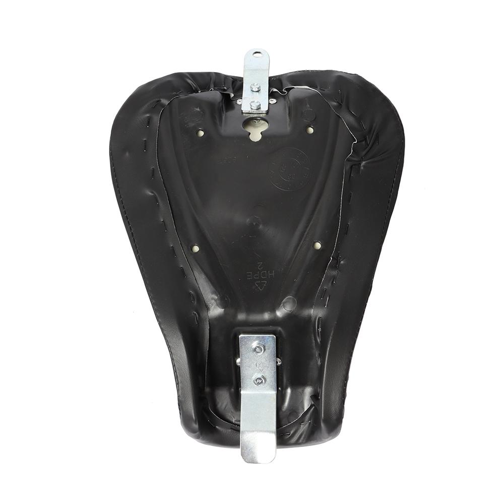 For Harley Sportster Forty Eight XL1200 883 72 48 Black Motorcycle Front Driver Leather Pillow Solo Seat Cushion