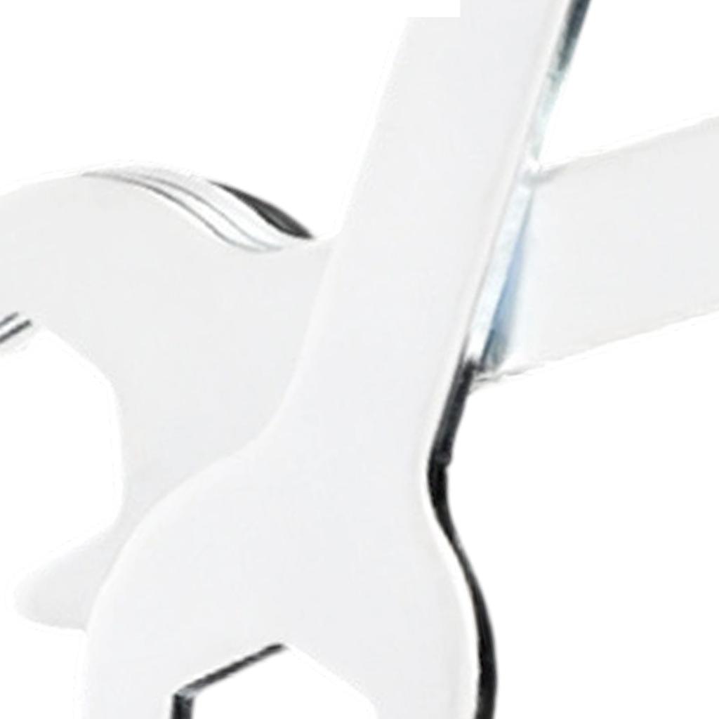 Schlanker verzinkter Maulschlüssel mit ergonomischem Griff Flacher Schlüssel für enge Stellen und sicheren Schraubengriff