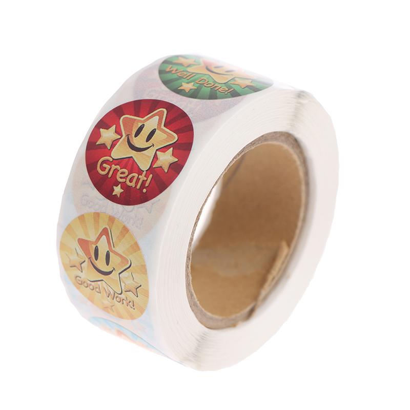 500Pcs Children Reward Stickers School Supplies Star Adhesive Seal Labels