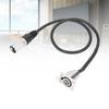 2 Pcs XLR Pass Through Cable No Solder D Type XLR Cable Mic Feed Pass Thru Converter for Stage Box Patch Panel Floor Box