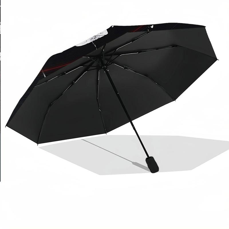 Red Hot Chili Peppers Print 8?Ribs Automatic Umbrella Wind Resistant Lightweight Folding Umbrella For Outdoor Travel