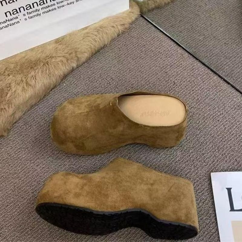 Platform Mule Shoes Women Flats Slippers New Summer Sandals 2025 Slingback Women Sneakers Casual Flip Flops Zapatillas