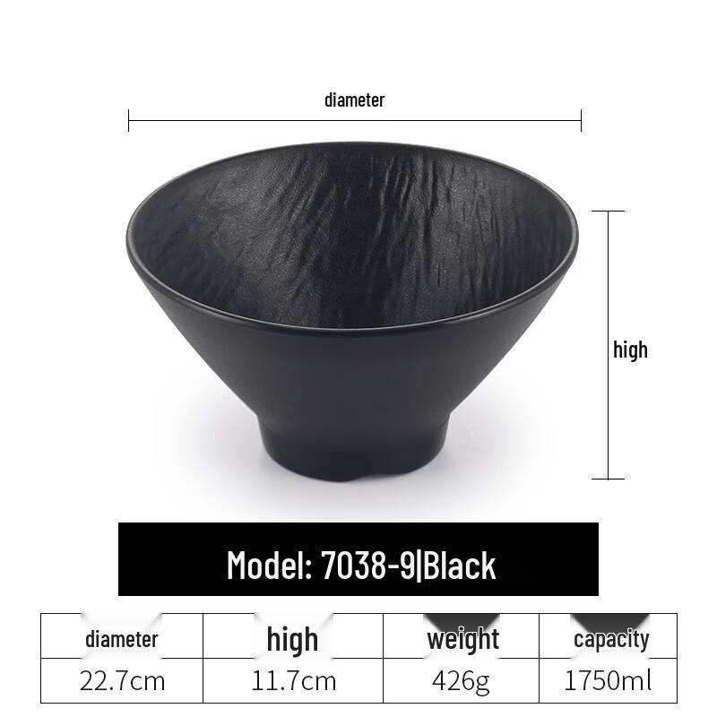 Zhebu Commercial Melamine Serving Bowl