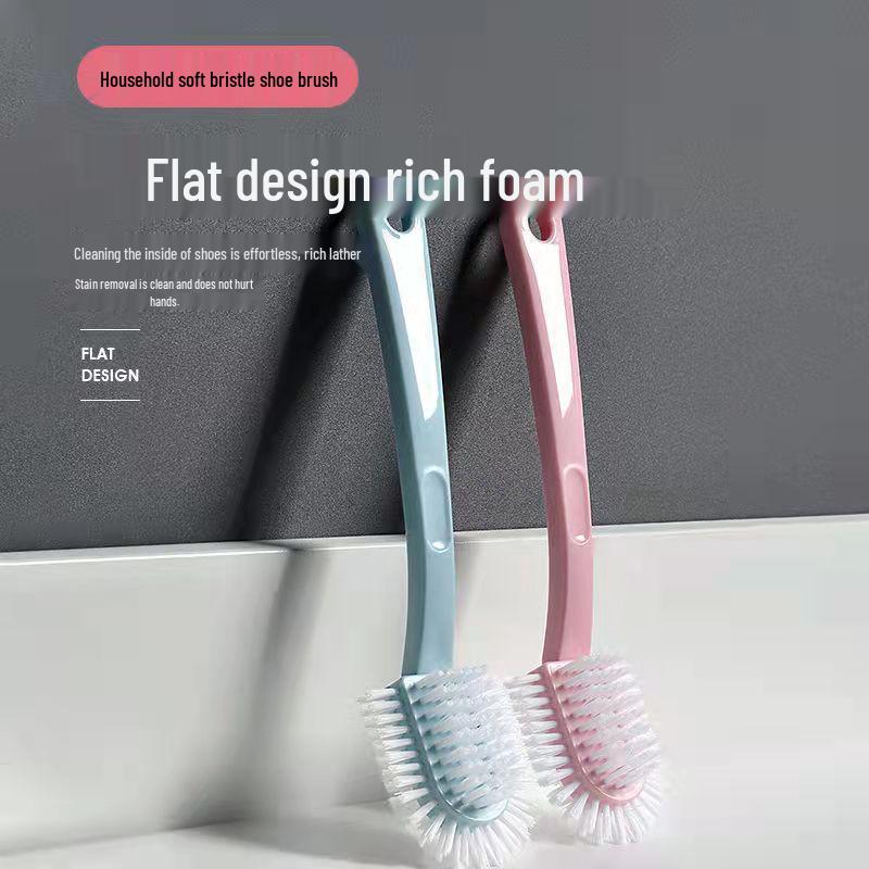 Multifunctional Soft Bristle Long-Handled Shoe Cleaning Brush