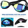 2025 Hot Sale Custom Logo UV protection Anti-fog Swim Goggles Waterproof PC Lens Colorful Adult Swimming Glasses