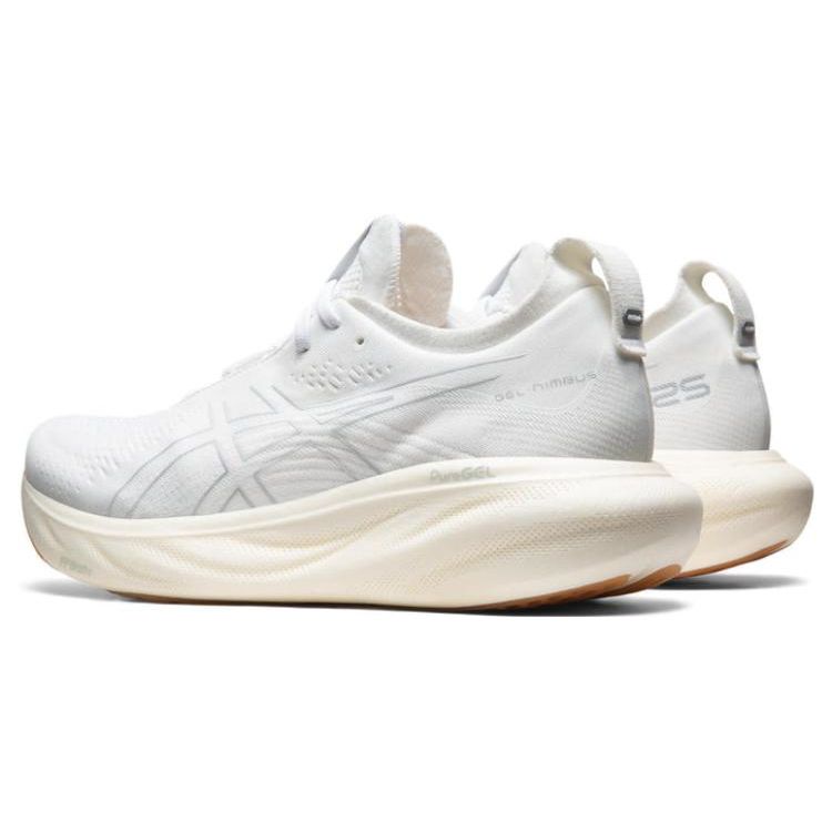 Asics Gel Nimbus 25 White Silver Men Sneakers 1011B547-102