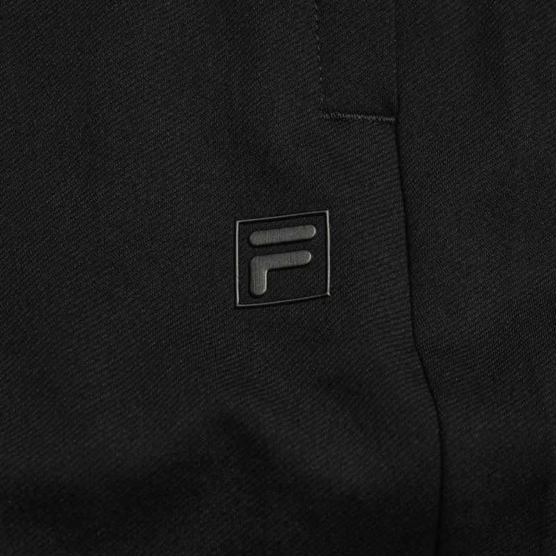 Fila White Fashion Classic Simple Basic Solid Color Casual Versatile Comfortable Knitted Sports Pants Men bottoms Black F11M623609FBK