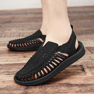 Fashion New Summer Handmade Sandals Comfortable Minimalist Casual Style Fashion Street Walking Trendy Youth Daily Shoes Hot Breath