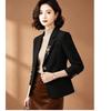 EST+II Women's Slim Fit Two-Button Short Blazer
