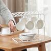 Tassenhalterständer für Tasse 6 Haken Kaffeetassenständer Tassen Präsentations Aufhängergestell Heimaufbewahrung Tassenhaken Arbeitsplatten-Organizer