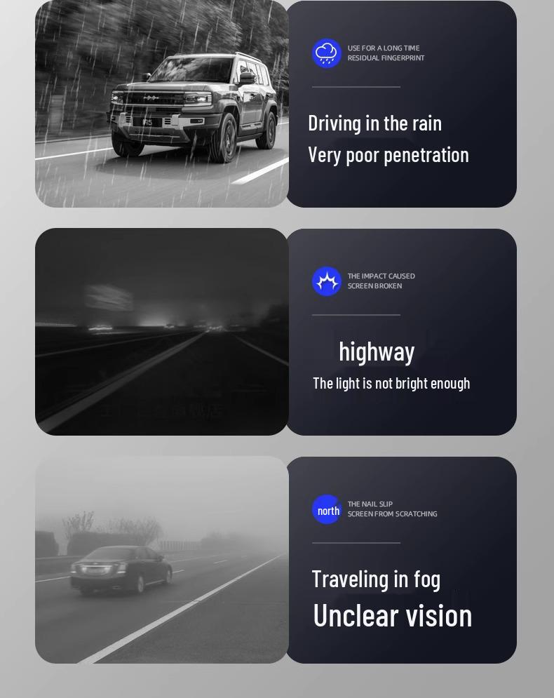 BYD Leopard 5 Roof and Grille LED Spotlight Off-Road Exterior Modification Kit