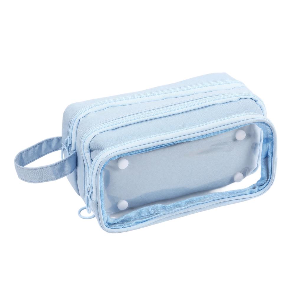 Großes Federmäppchen, Schreibwarentasche für Schule und