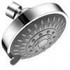 5 Modes 4 Inch High Pressure Shower Head  High Flow Fixed Showerheads Sprayer Bathroom Rain Showerhead Faucet Replacement Part