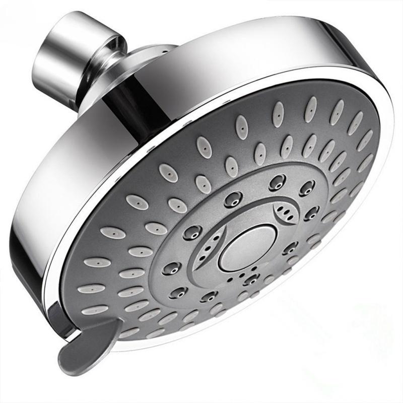 5 Modes 4 Inch High Pressure Shower Head  High Flow Fixed Showerheads Sprayer Bathroom Rain Showerhead Faucet Replacement Part