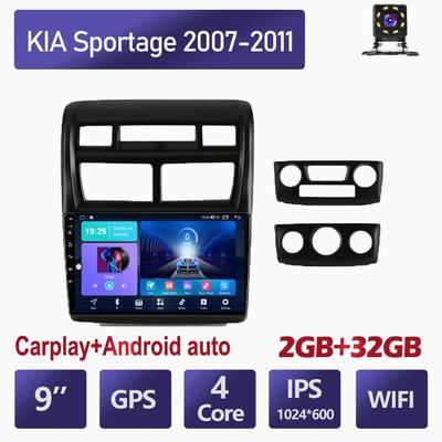 2Din Android WiFi Car Radio Multimedia Video Player For Kia Sportage 2007-2011 Navigation GPS Head Unit 2+32GB