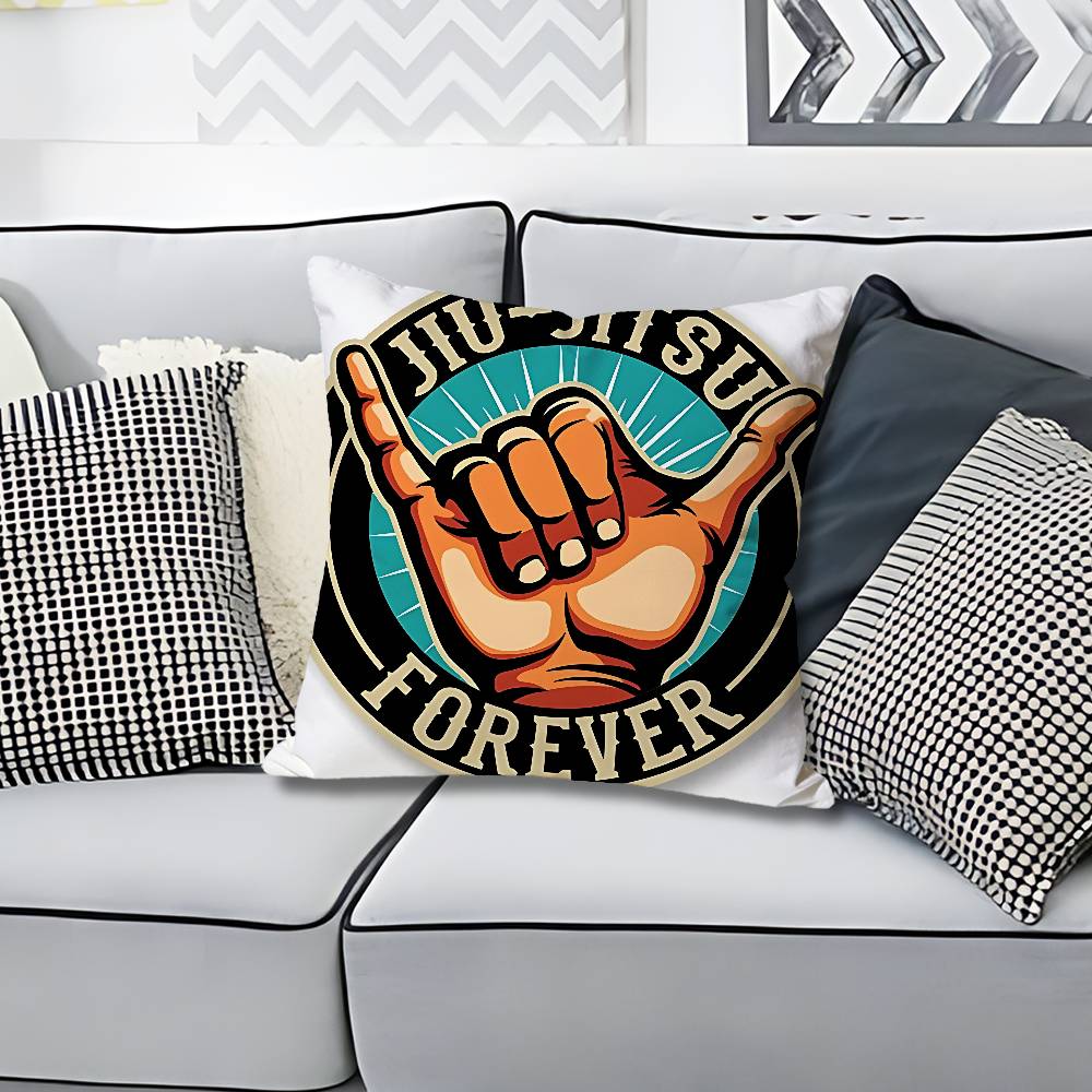 BBrazilian JJiu JJitsu BJJ Various Sizes Square Pillow Case For Car Home Bedchamber Decor Custom Valentine Gift