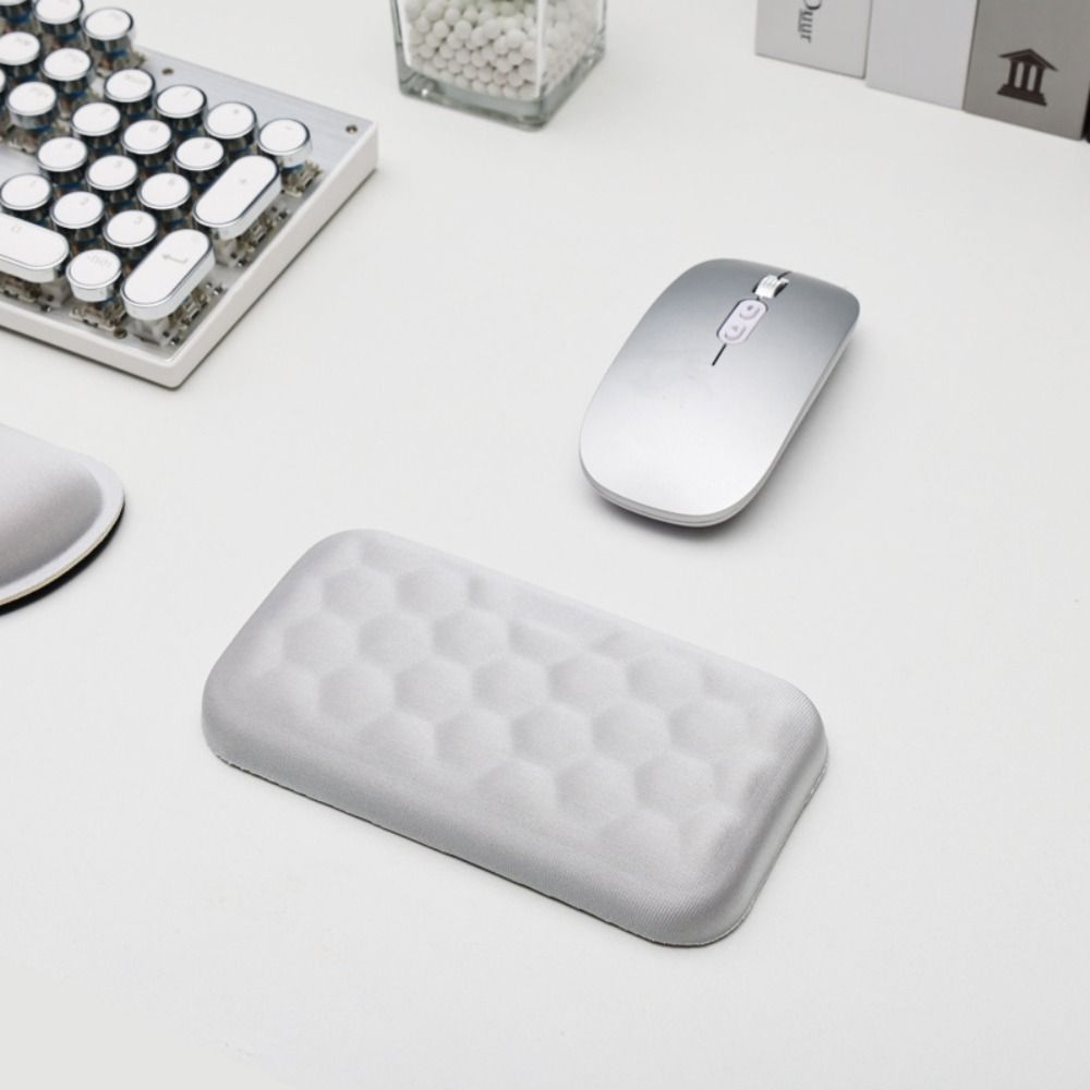 

Foldable Wrist Rest Pad Memory Foam Wrist Support Pad Portable Hand Pillow Office 2