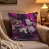 Anime KWaii DDanganronpa Pillow Case Soft Plush Cushion Cover Double Print and Invisible Zipper for Sofa Home Car Use