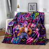 Huntrx Cyberpunk Fashion Blanket Comfortable Perfect for Chair Sofa Seaside All-Season Use Digital Print Best Holiday Gift for Friends Family