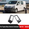 Car Center Air Vent Outlet Cover Trim For Toyota Hiace Granvia Commuter -  2024 Carbon Fiber Interior Accessories