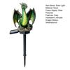 Solar Powered Magical Dragon Ornaments Garden Light, Waterproof Medieval Statue Lamp, Outdoor Decorative Figurine Stakes Gothic Fantasy Decor