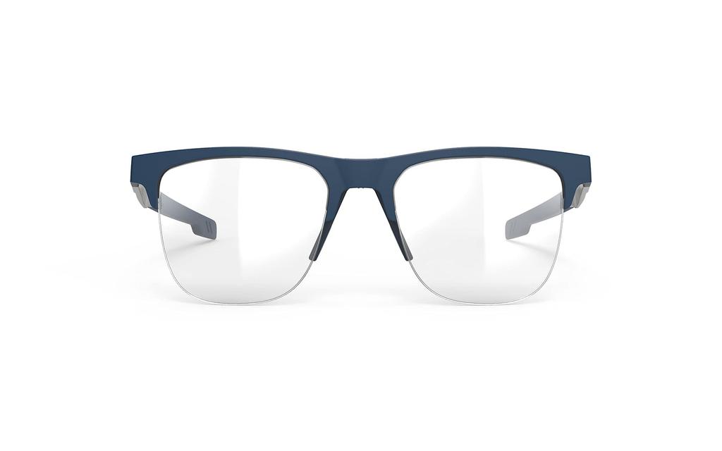 Rudy Project Incus XL Blue Navy Shape B Half-Rim Sunglasses, Matte, (52x45mm)