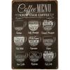 Vintage Coffee Metal Tin Sign Plaque Metal Plate Retro Wall Art Posters For Cafe Bar Pub Kitchen Club Iron Painting Decoratio
