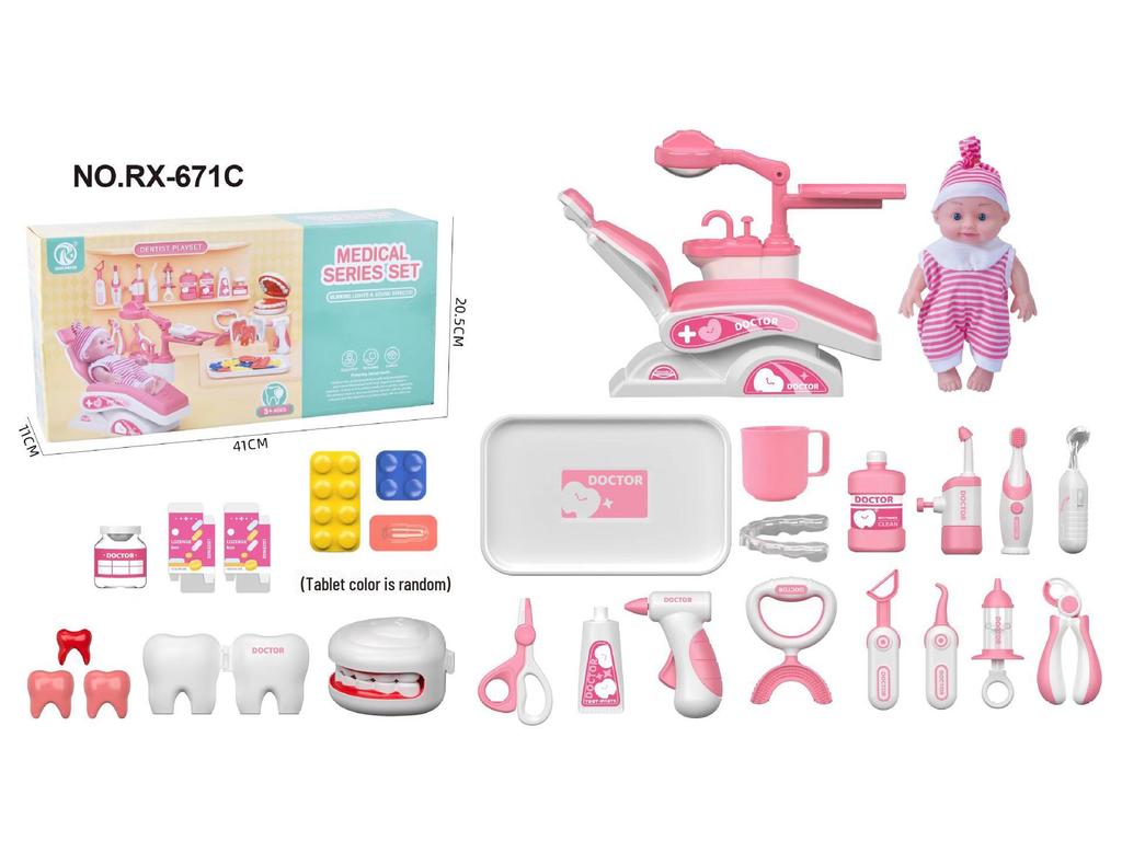 Children's Doctor and Nurse Play Set - Role Play Medical Kit for Kids