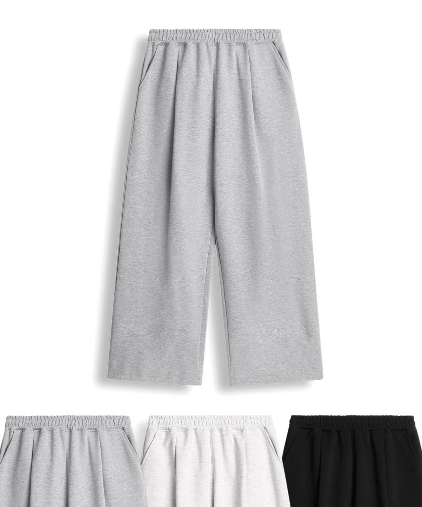 UNIONSTUDIO Odd One-Pleat String Wide Sweatpants ( 3 Colors )