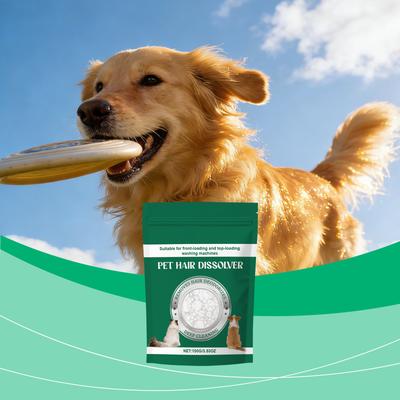 Pet Hair Dissolving Agent, Suitable For Household Clothes Stain Removal And Washing Machine Cleaning, Dissolves Pet Hair100g