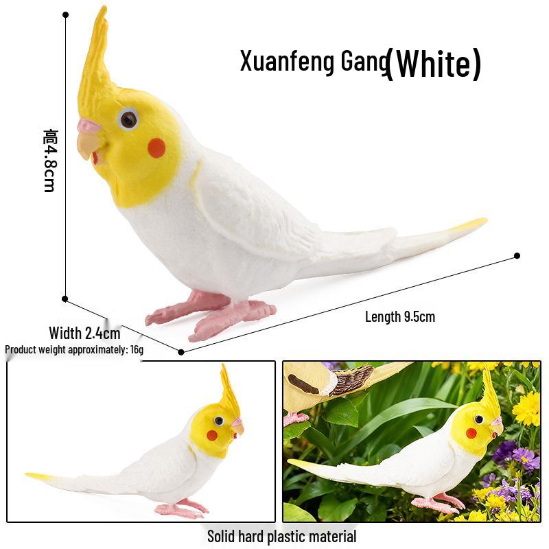 Children's Animal Simulation Toy Set: Eagle, Falcon, Secretary Bird, Owl Figurines