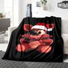 Christmas Plush Toy Blanket Soft Throw Blanket For Home Bedroom Bed Sofa Travel Office Solid Christmas Blanket