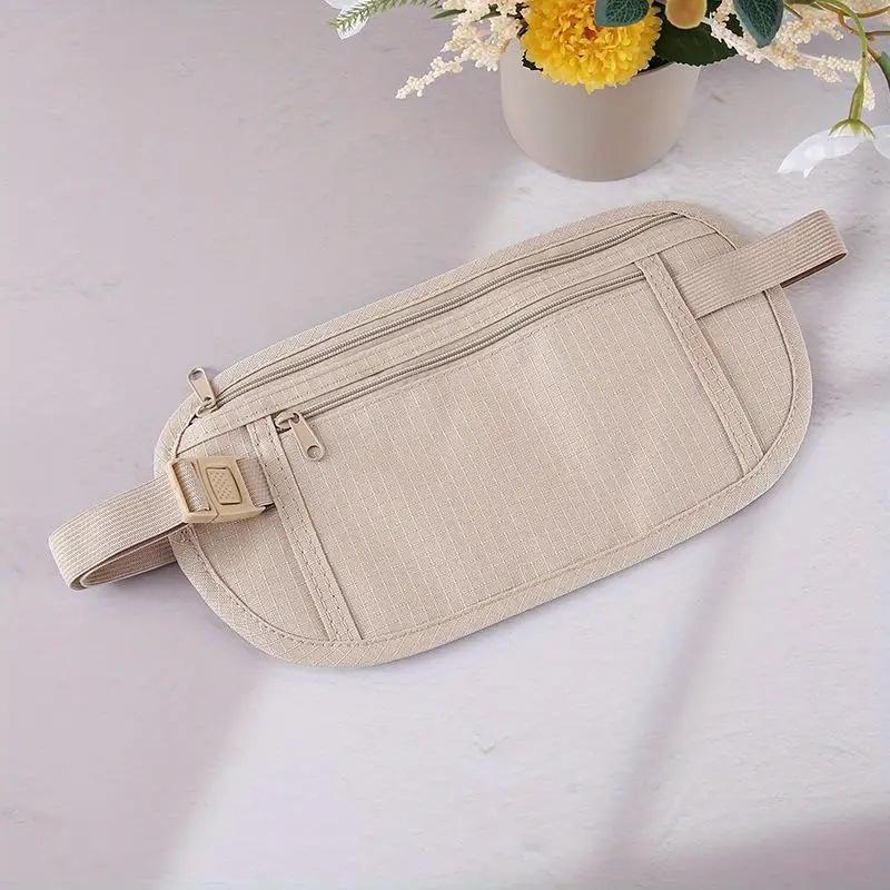 

Ultra-Thin Running Waist Pack, Anti-Theft Sports Belt with Hidden Pocket for Phone & Passport