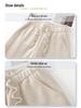 Off-White Women's Wool Wide-Leg Pants - 2024 Autumn/Winter Straight-Leg Casual Style