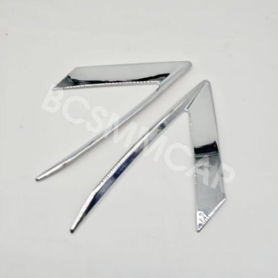 Fit For Cadillac XT5 2016-2023 Front Fog Light Bottom Strip Cover Trim Chrome