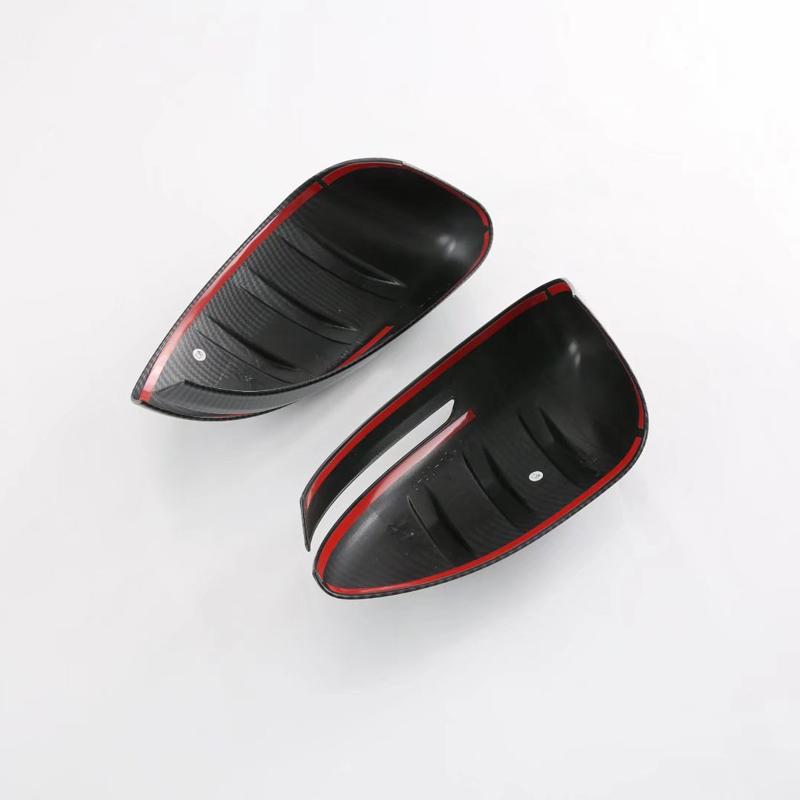 For Changan CS55 Plus Unis 2025 Accessories ABS Carbon Side Rear View Mirror Cover Caps Shell Frame Car Trims Styling 2024