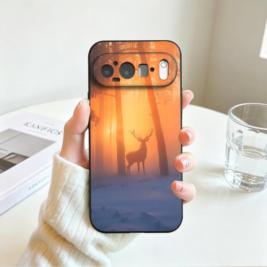 Deer Silhouette Case for Google Pixel 10A 10 9 Pro XL 6a 8a 6 7 8 Pro 7a 9a Funda Phone Cover