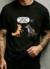 Vos En Wolf Cartoon Ik Zal Met Mijn Wolfshandjes Tegen Je Vechten Oh Mijn Vos Grappig Humor Casual Kleding Cadeau Voor Vrienden Zomer Unisex T-shirt