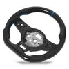 Hydro‑Dip Carbon   Look Steering Wheel Perforated Leather Flat Bottom for GLI R GTD MQB