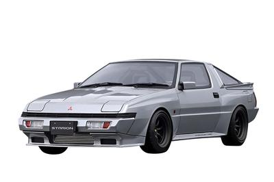 Tændingsmodel Mitsubishi STARION 2600 Sølv færdigvare IG3708 1/18 GSR-VR (E-A187A)