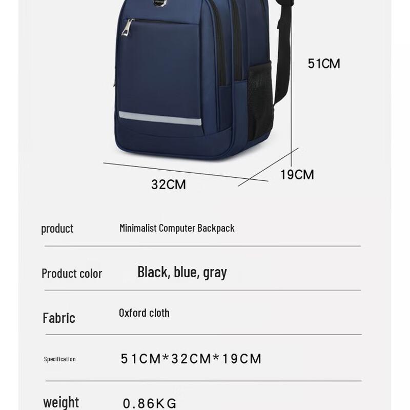 

Men s Versatile Large Capacity Laptop Backpack