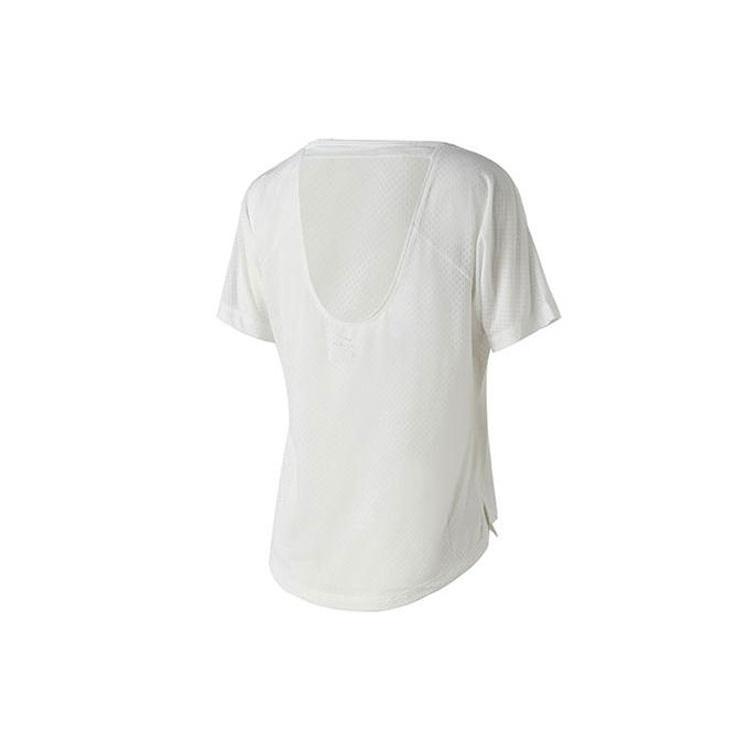 (WMNS) Nike Breathe Miler Running Short Sleeve White Women's AJ8142-100