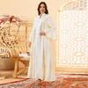 Elegant Sequin Embroidered Muslim Women's Robe - Middle Eastern Style Long Dress