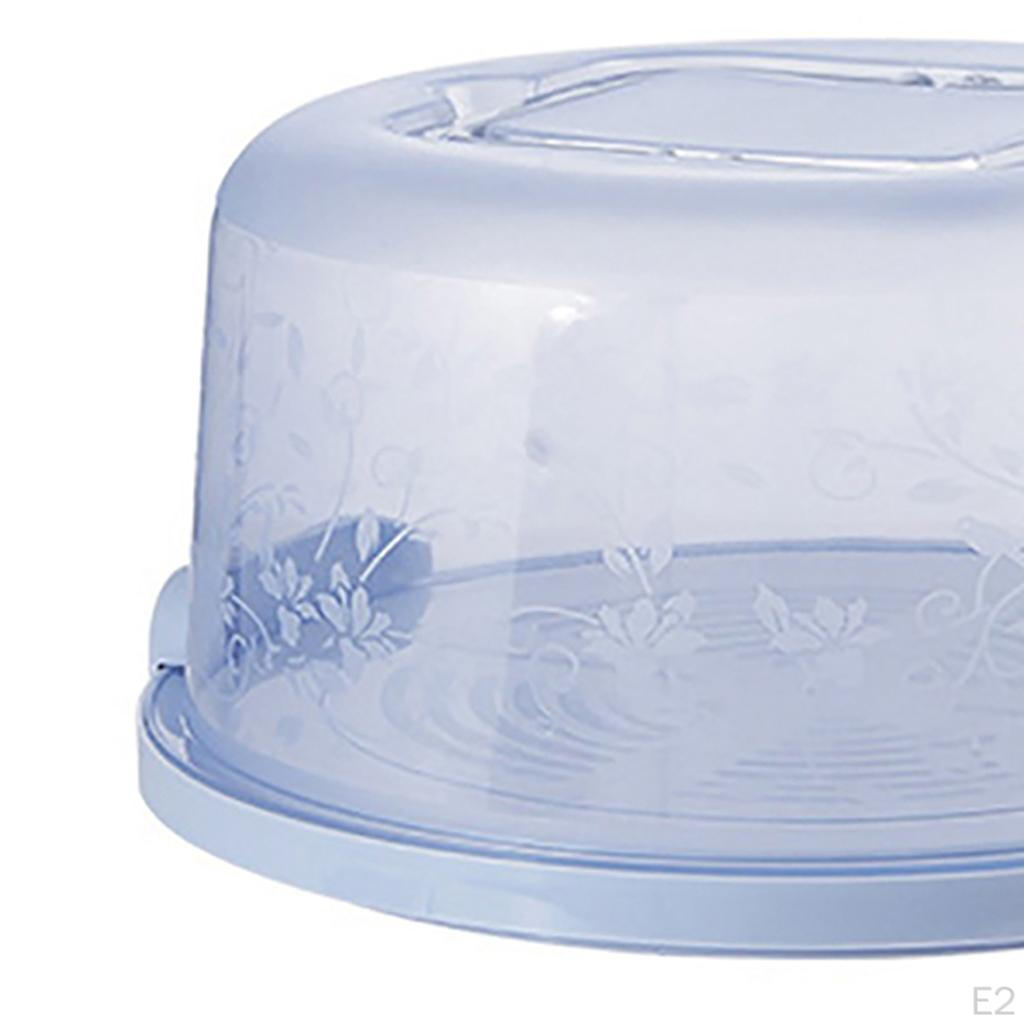 Cake Carrier to 8 inch Cake. Fashionable Stand Doubles as Five Section Serving Tray