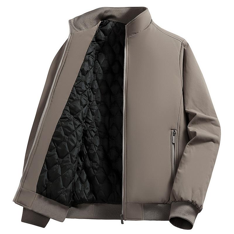 New Style of Executive Cotton Jacket for Men Middle-aged and Elderly Men's Jacket Plus Cotton Thickened