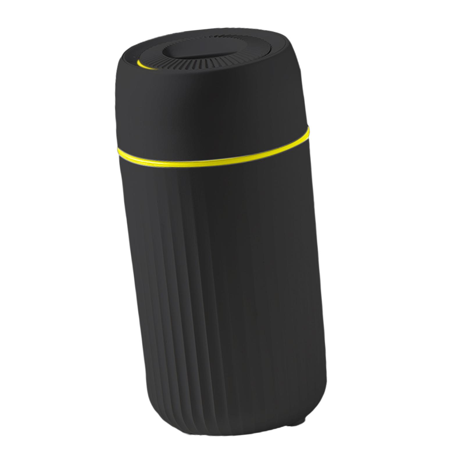 

USB-ароматический диффузор, бесшумный диффузор воздуха, 100 мл, диффузор эфирных масел, тихий настольный увлажнитель для СПА-комнаты, автомобиля, офиса, гостиной чёрный