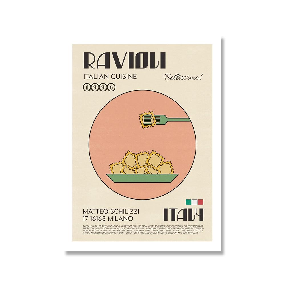 Japanese Korean Foods Wall Art Print Picture Cartoon Cooking Noodle Breakfast Kimchi Sushi Poster Canvas Painting Kitchen Decor