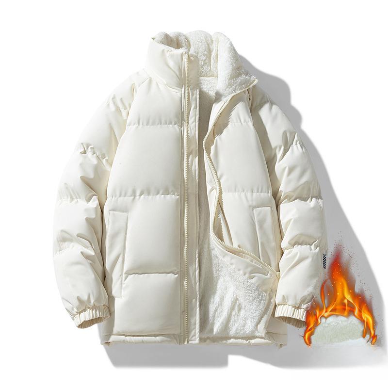 Chaqueta Acolchada con Cuello Alto para Hombre Otoño e Invierno Nueva Chaqueta Acolchada Gruesa a Prueba de Frío para Niños